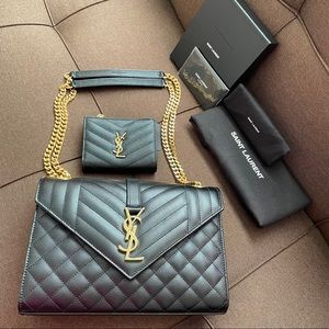 *Sold* YSL Medium Envelope Shoulder bag